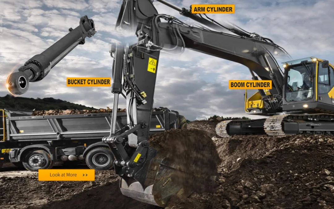 Hydraulic Cylinders for Excavators
