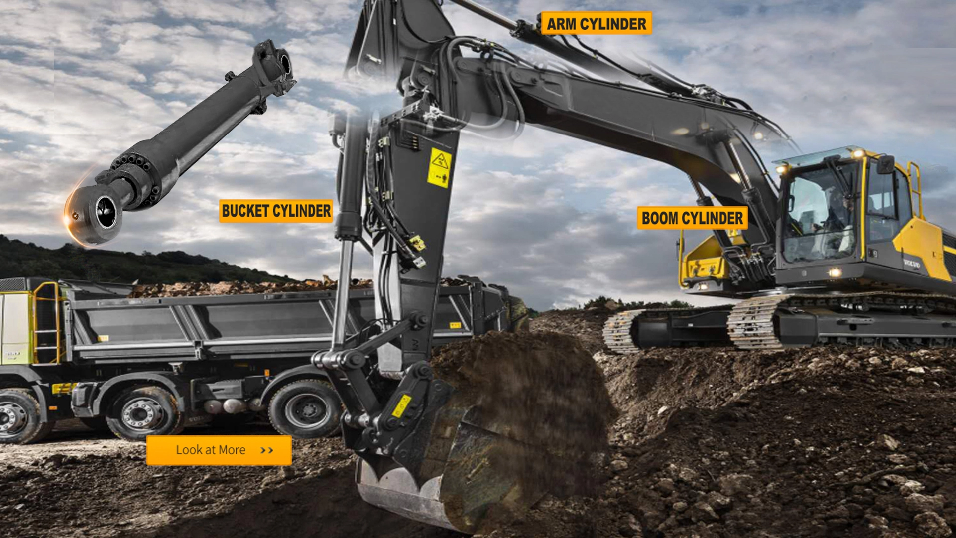 Hydraulic Cylinders for Excavators EXCAVATOR CYLINDER Manufacturers